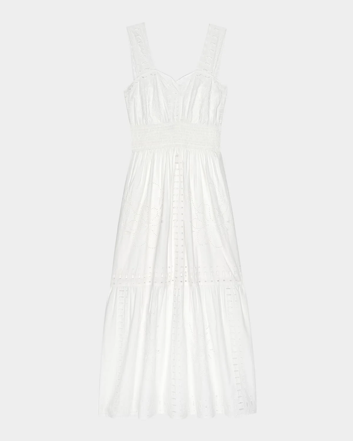 Fawn Eyelet Midi Dress - 1