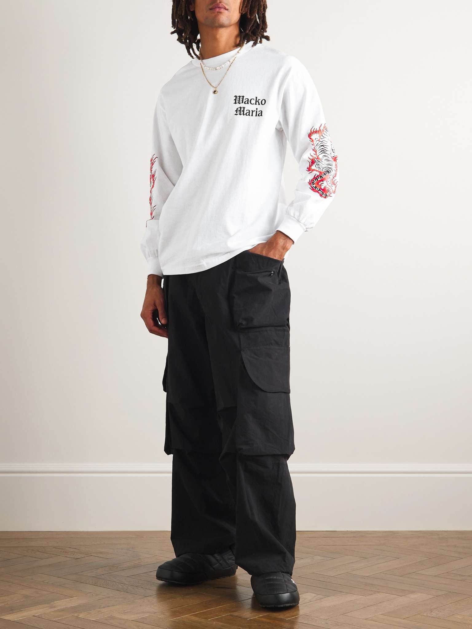 + Tim Lehi Printed Cotton-Jersey T-Shirt - 4