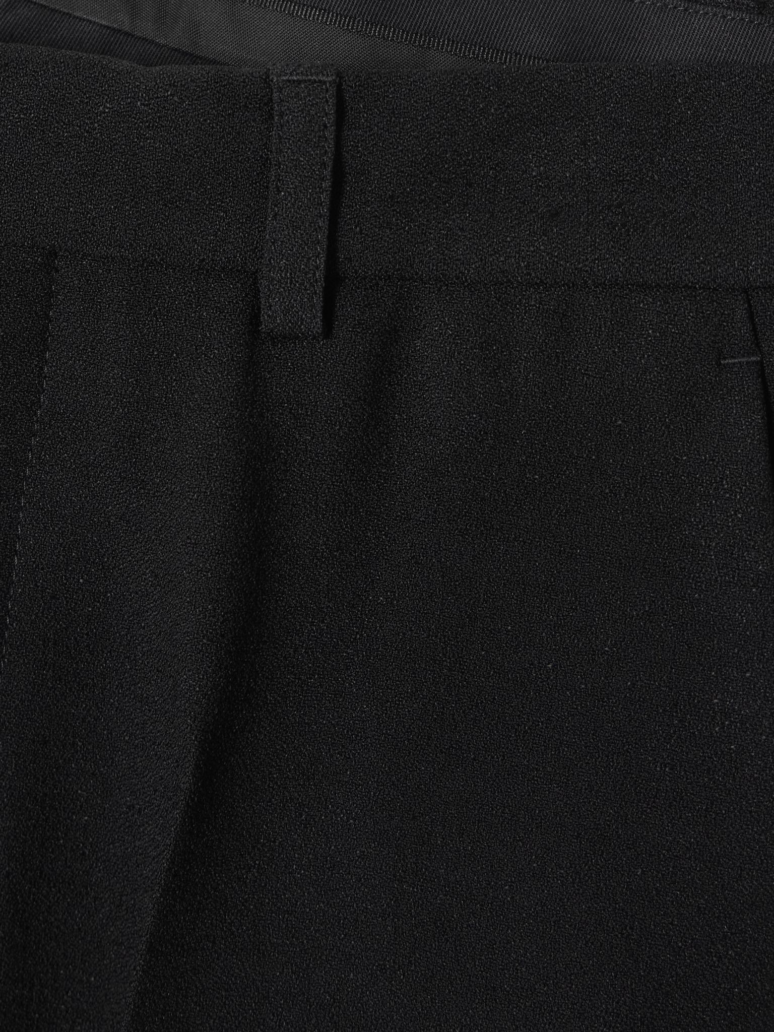 Cotton flared pants Black - 5