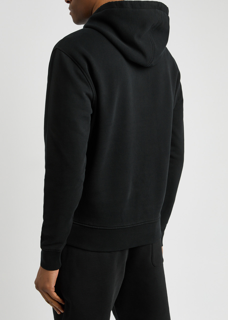 Ami Paris Logo Hooded Stretch-cotton Sweatshirt - 3