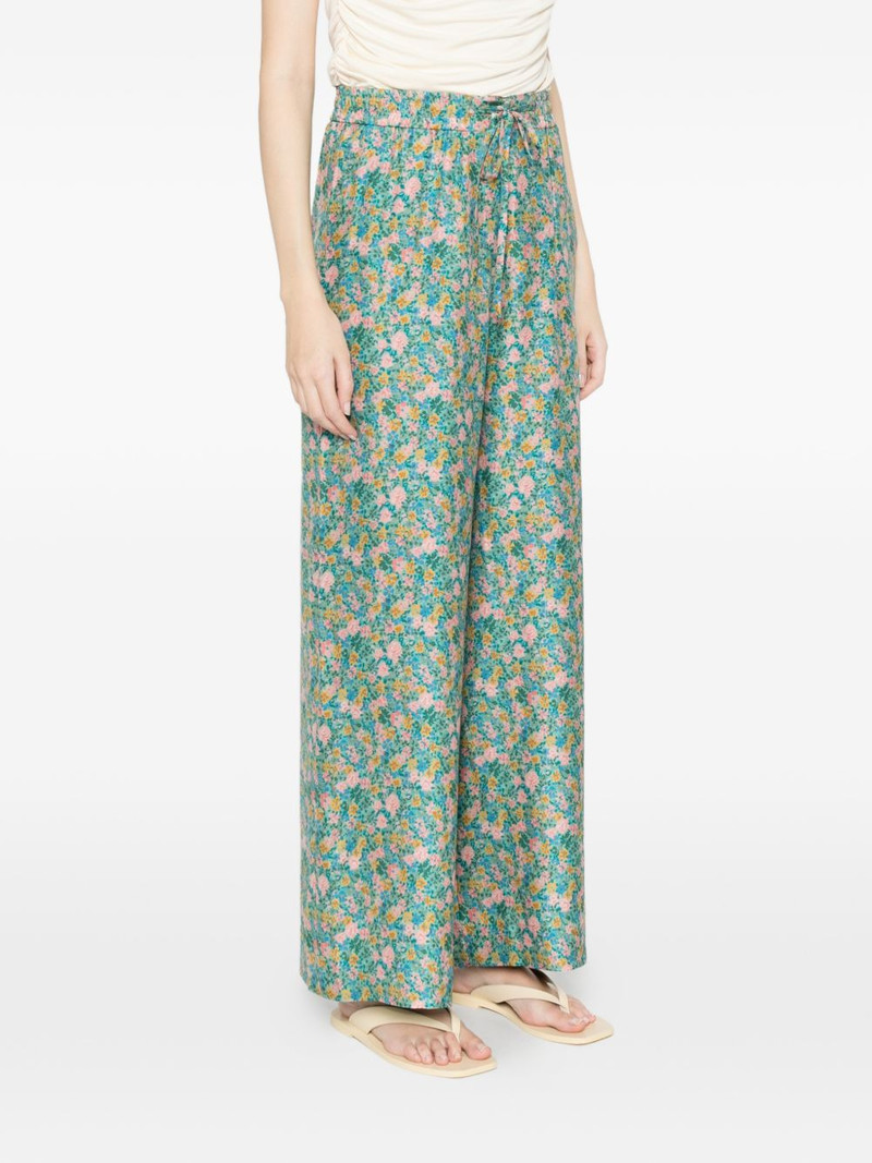 floral-printed palazzo pants 3