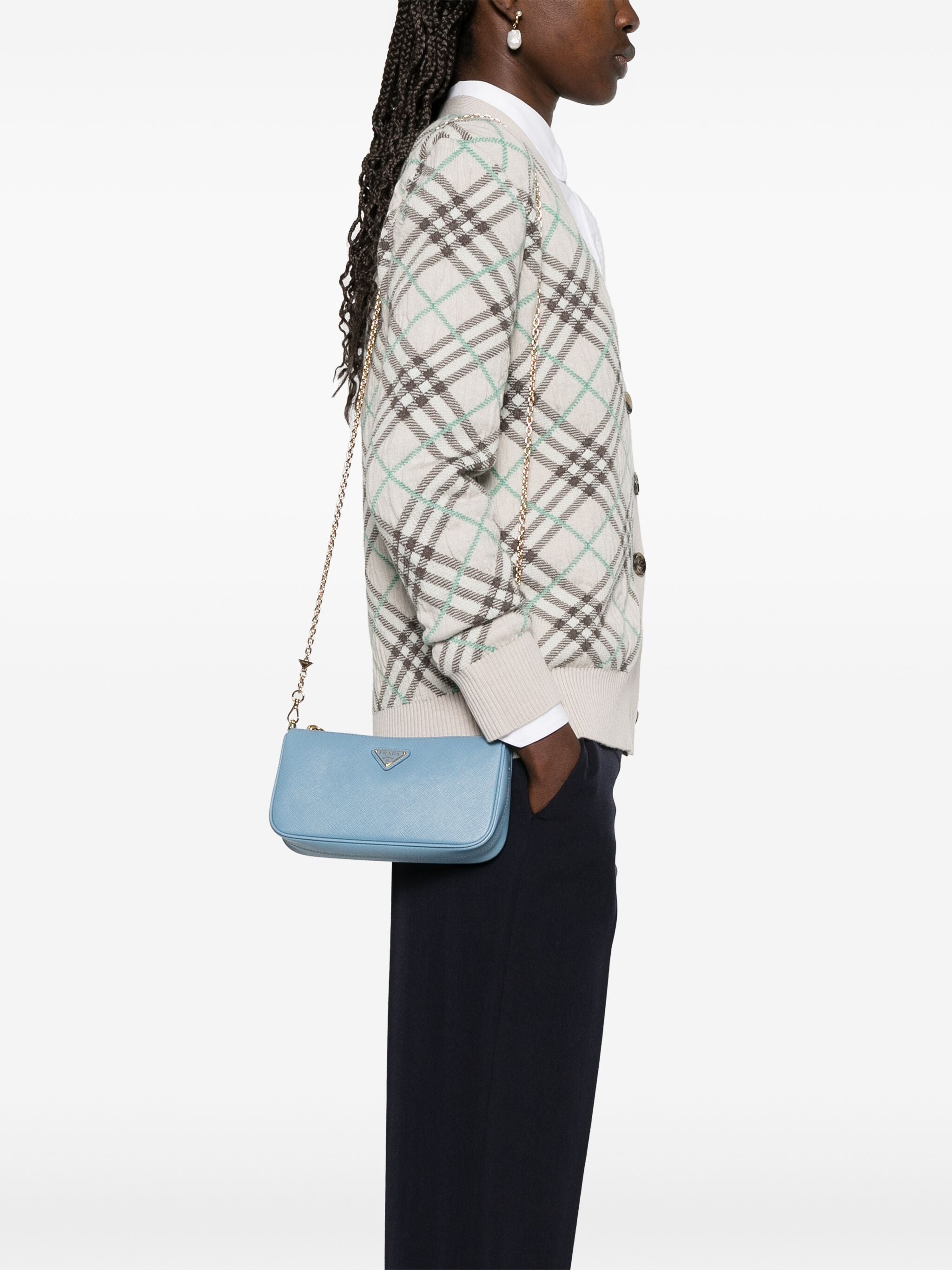 Saffiano-leather Cross Body Bag - 2