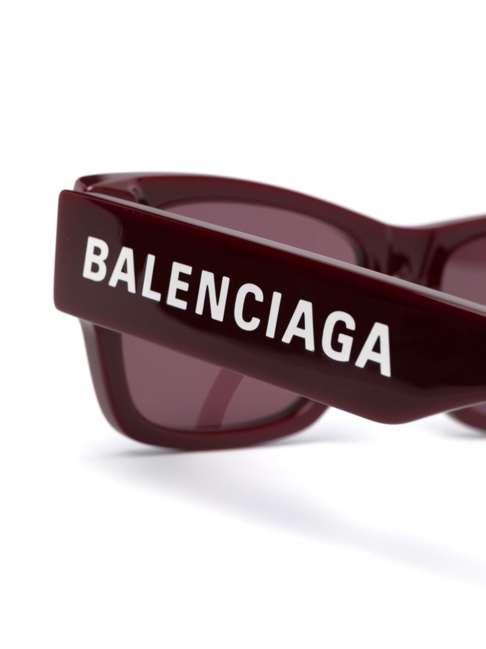 enamelled-logo square-frame sunglasses - 3