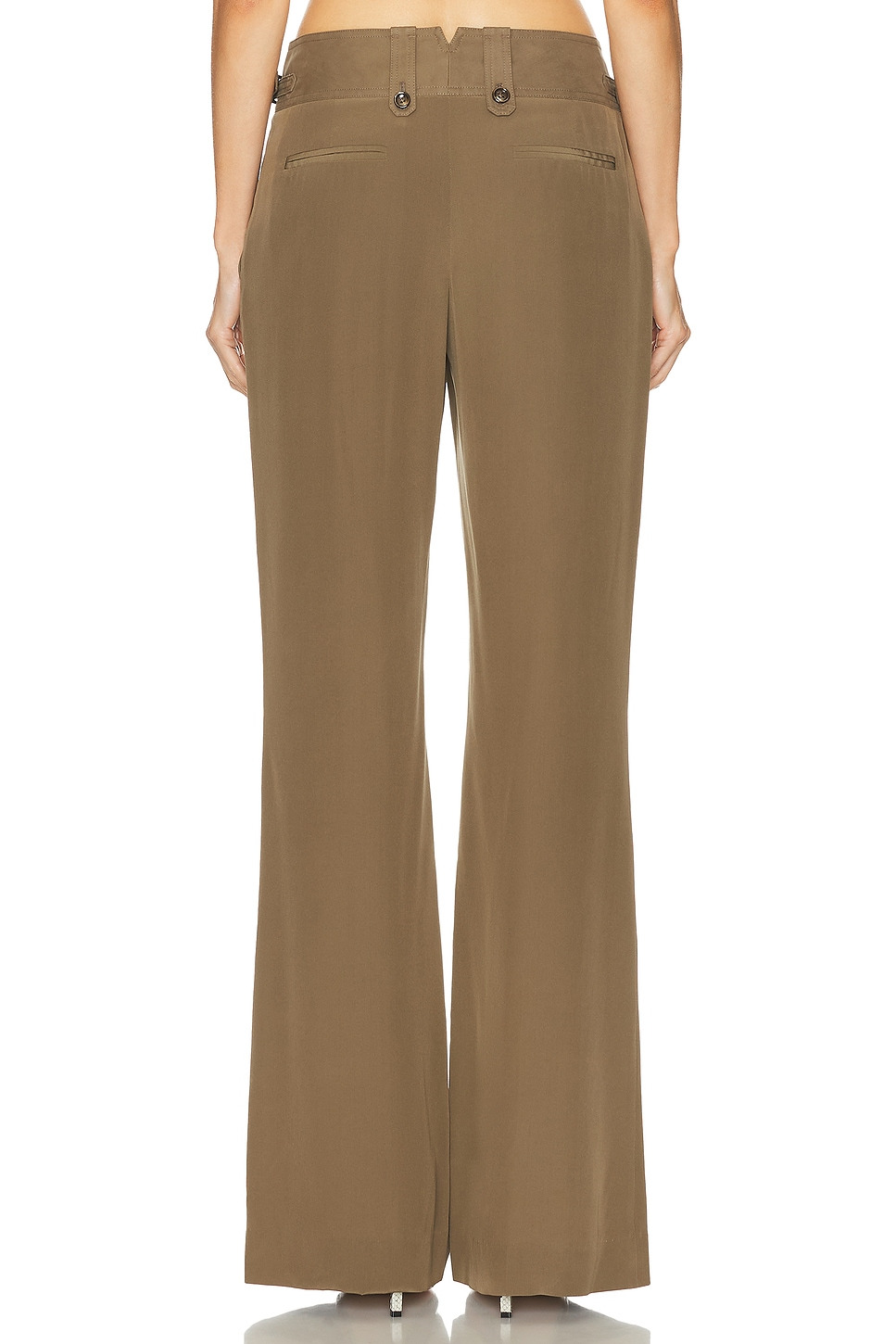 Pleated Wide Leg Pant - 4