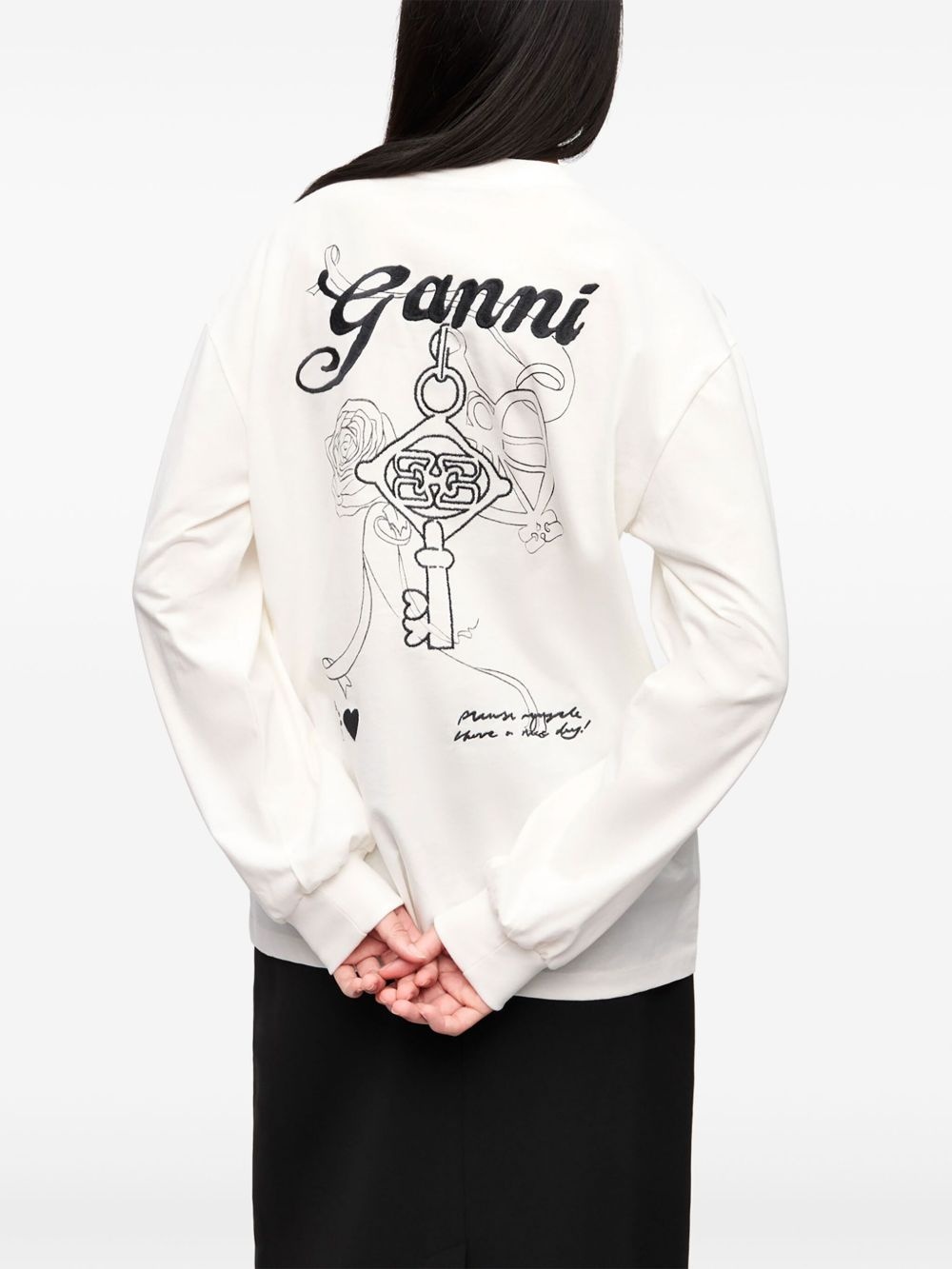 graphic-print sweatshirt - 5