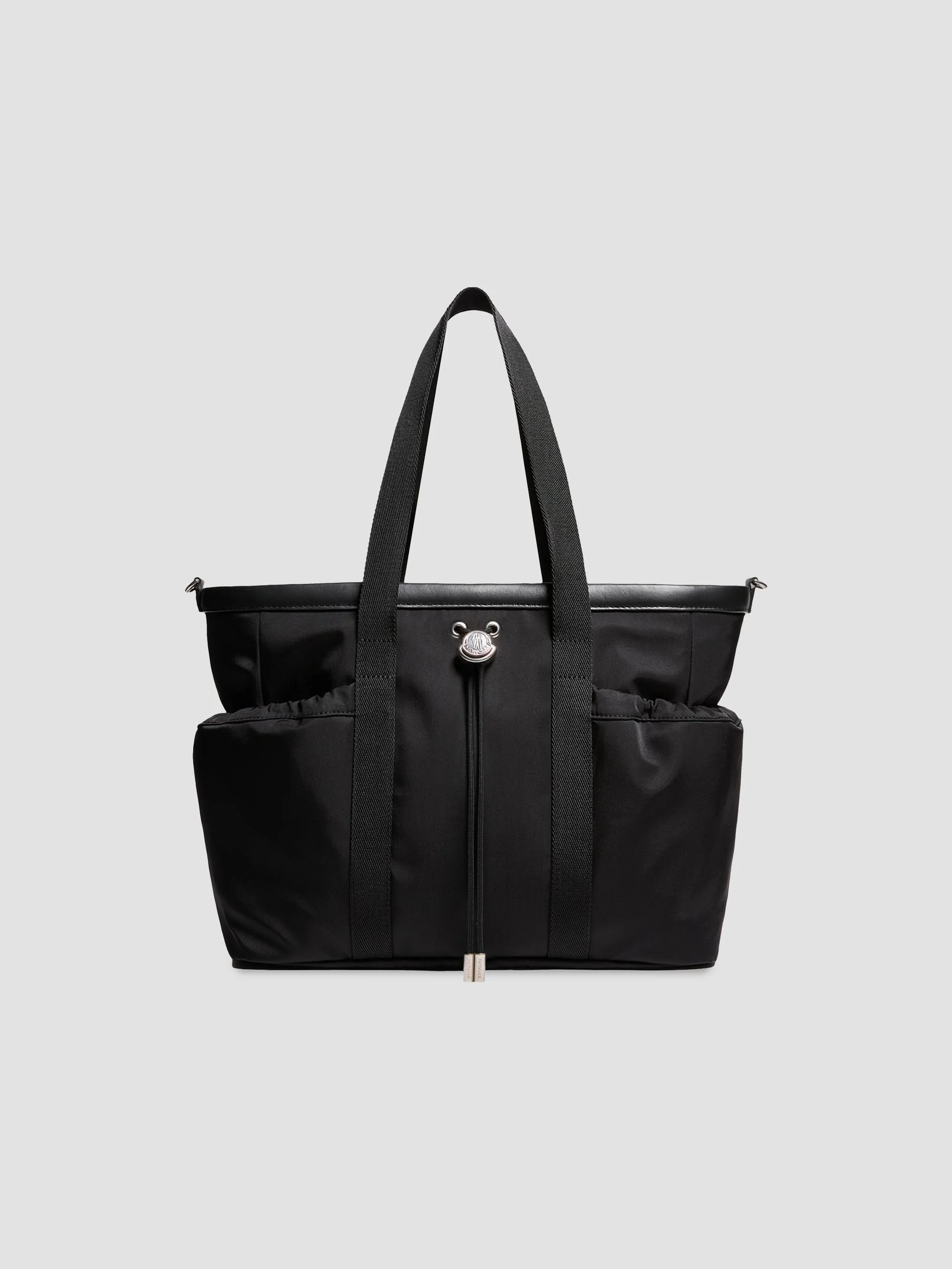 Unisex Diaper Bag in Nylon - Black - 1