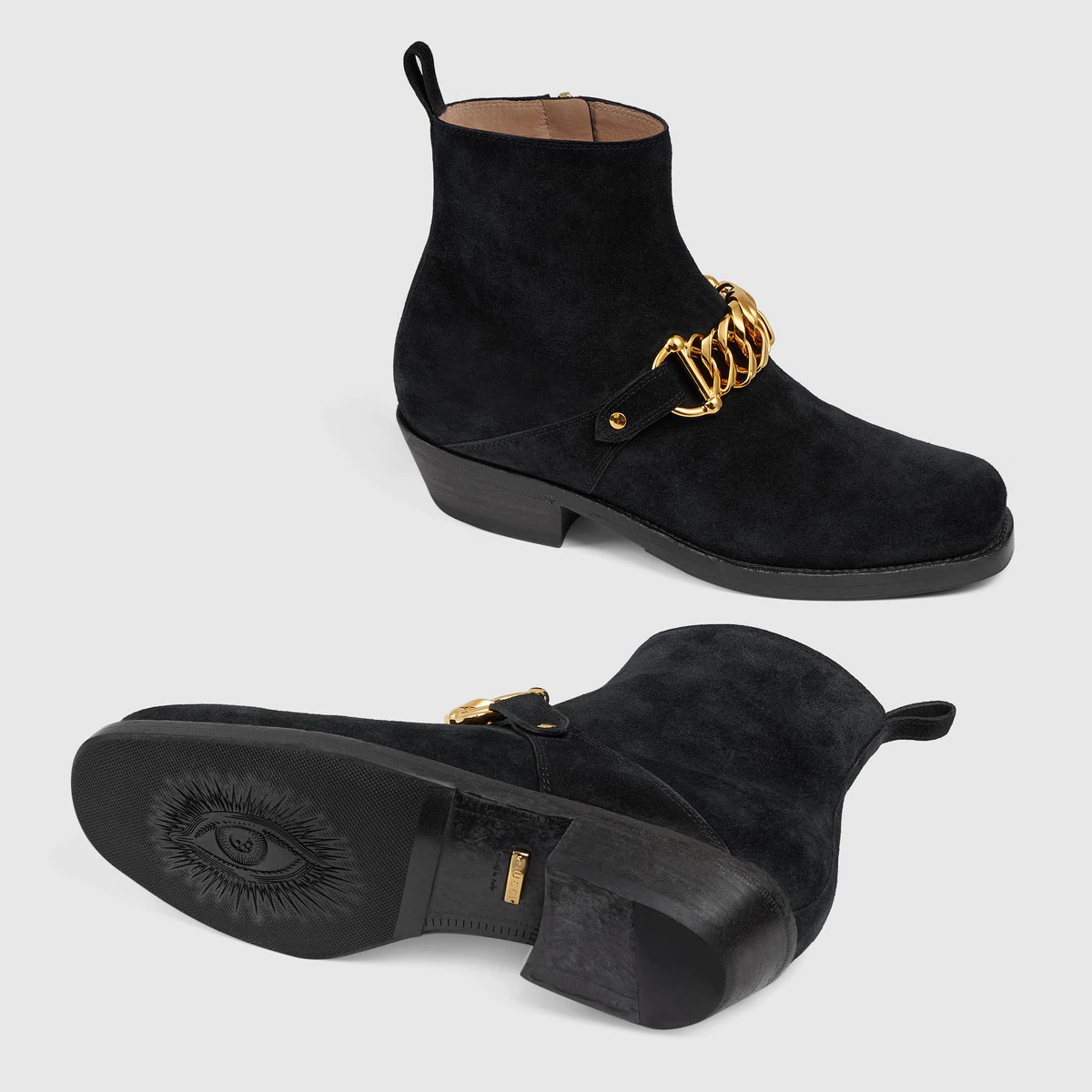 Women's ankle boot with chain - 5