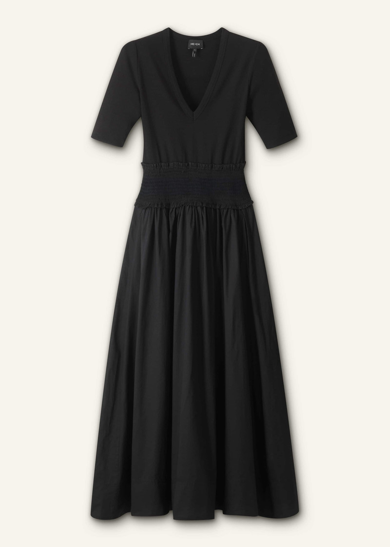 Mixed Media Maxi Dress - 1