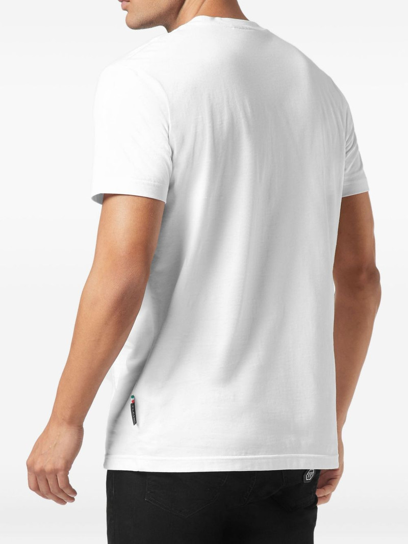 raccoon-embroidered crew-neck T-shirt 3