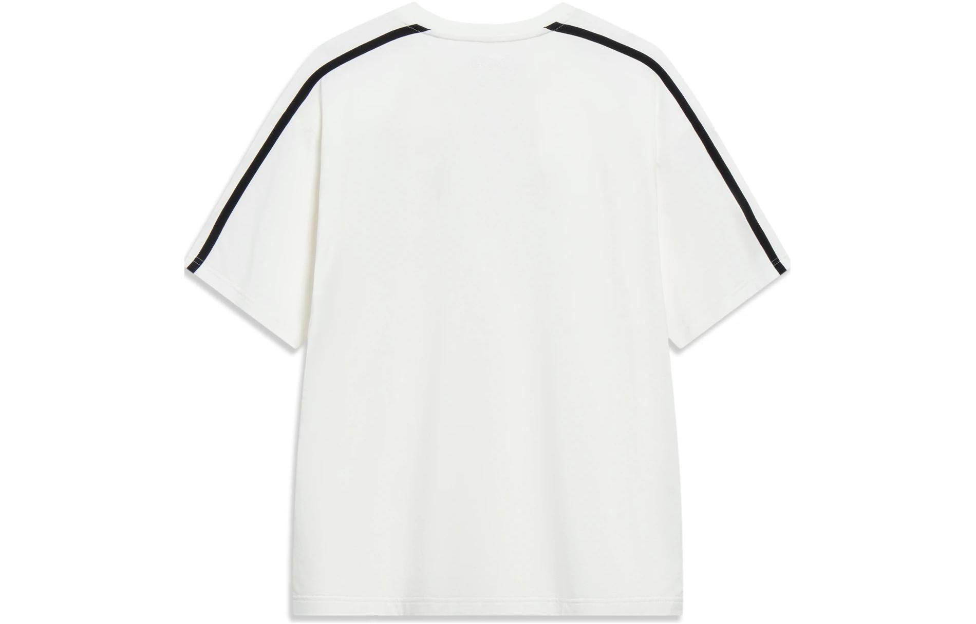 Li-Ning Sports Fashion Graphic T-shirt 'White Black' AHST565-1 - 2