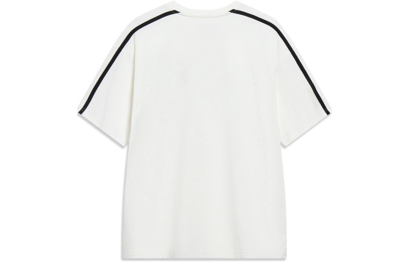 Li-Ning Li-Ning Sports Fashion Graphic T-shirt 'White Black' AHST565-1 outlook