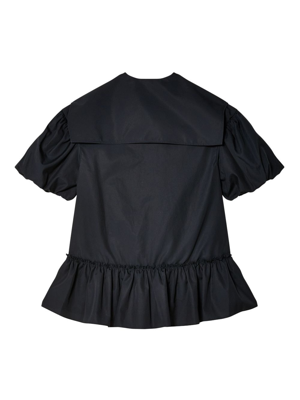 cropped sailor puff shirt - 2