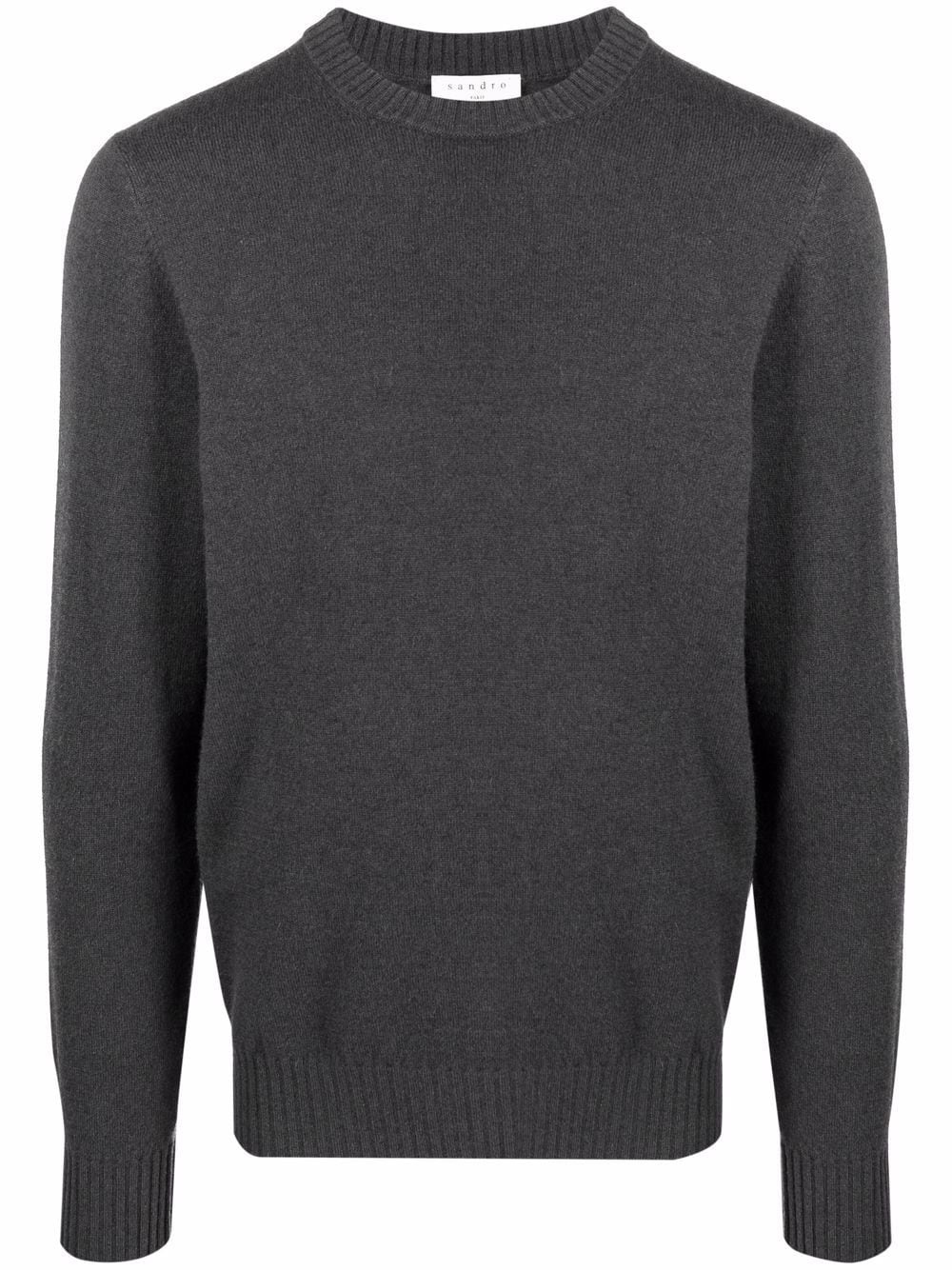 crewneck cashmere jumper - 1