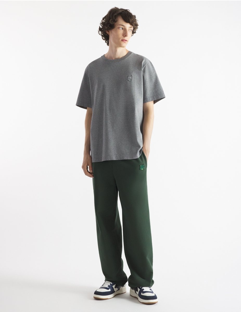 BOLD FOX HEAD PATCH OVERSIZE TEE SHIRT - 2