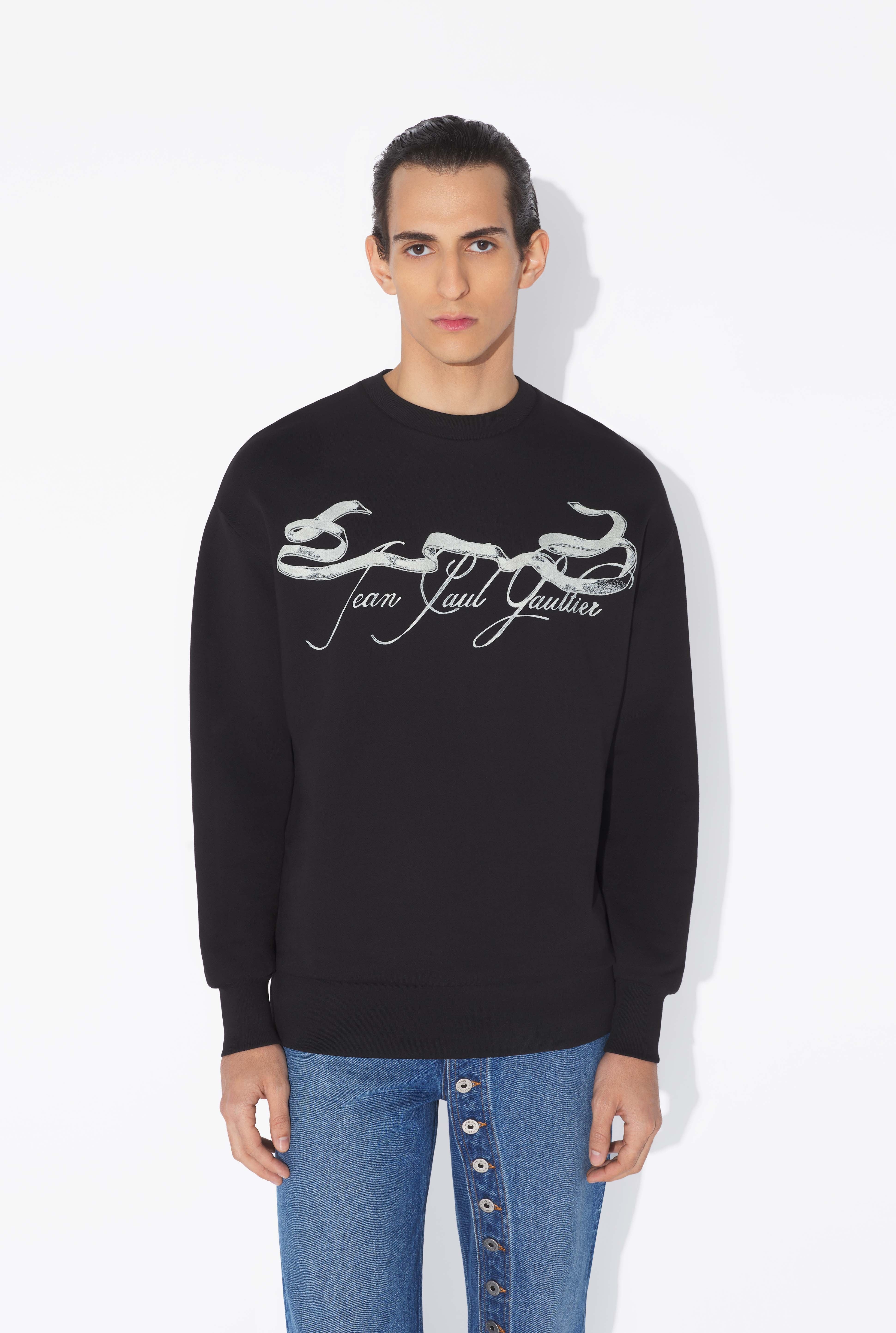 THE BLACK “TATTOO RUBAN” SWEATSHIRT - 5