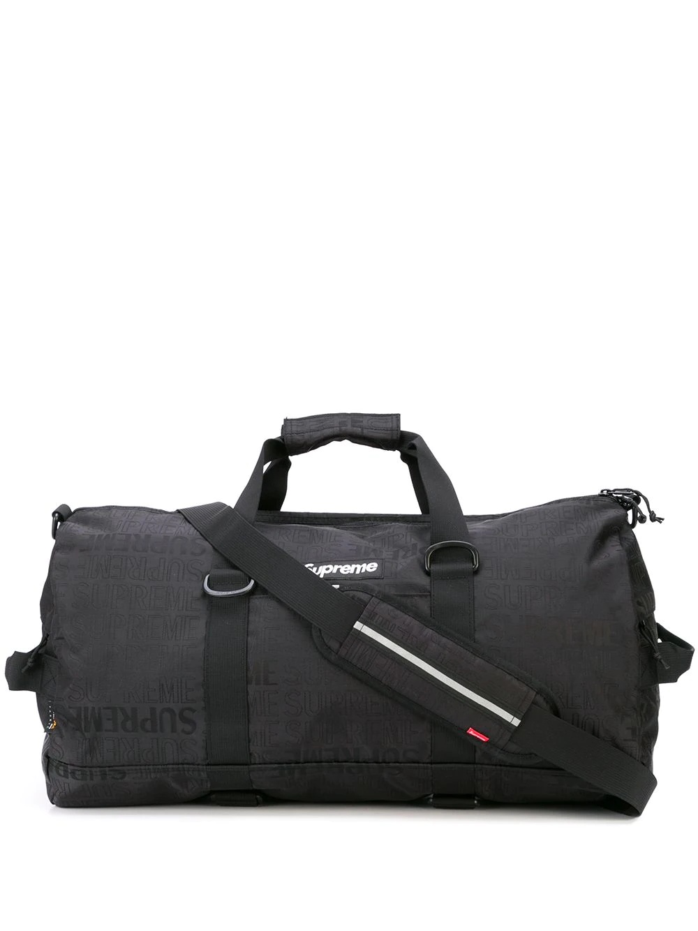 logo print holdall bag - 1