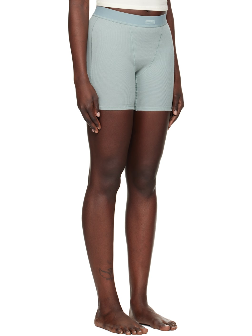 Three-Pack Multicolor Cotton Rib Boxer Boy Shorts - 2