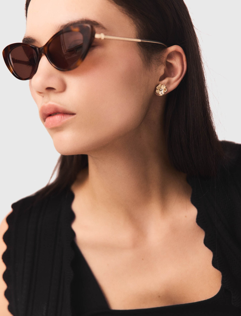 maje Flower stud earrings outlook