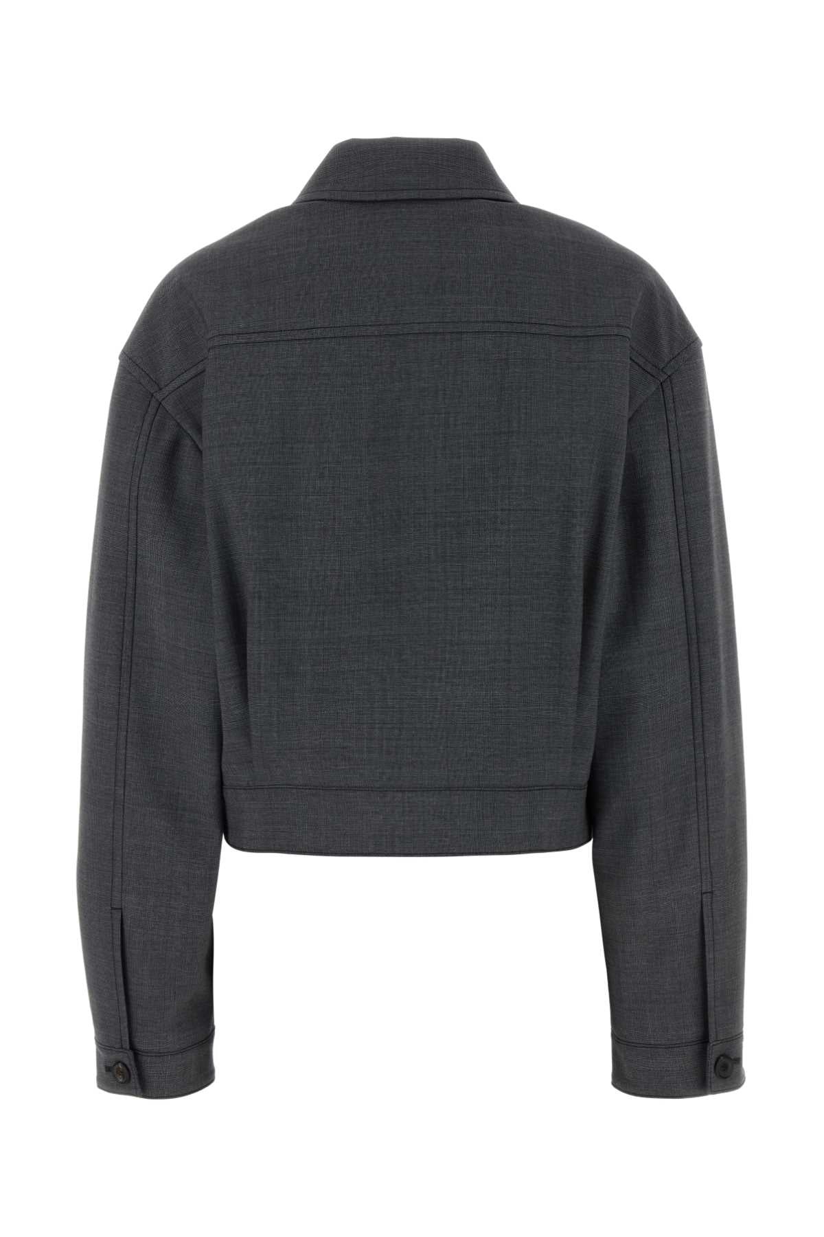 Miu Miu Women Embroidered Glencheck Jacket - 2