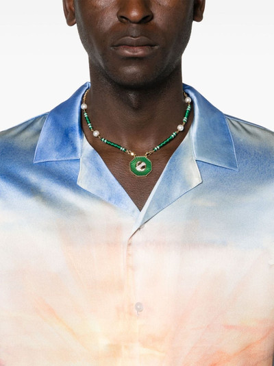 CASABLANCA tennis-pendant chain necklace outlook
