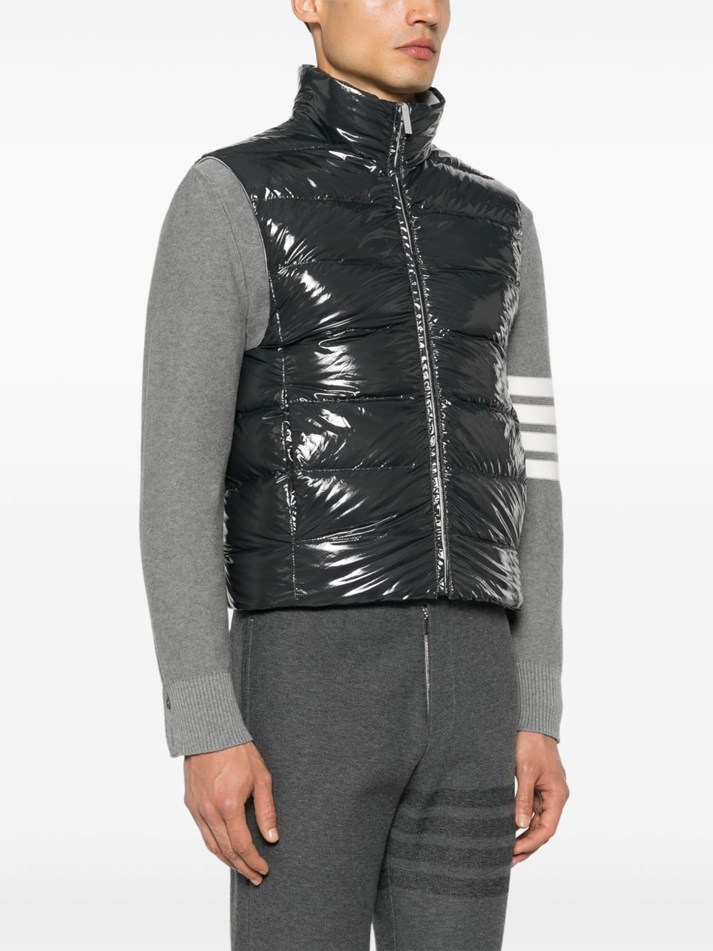 reversible padded gilet - 3