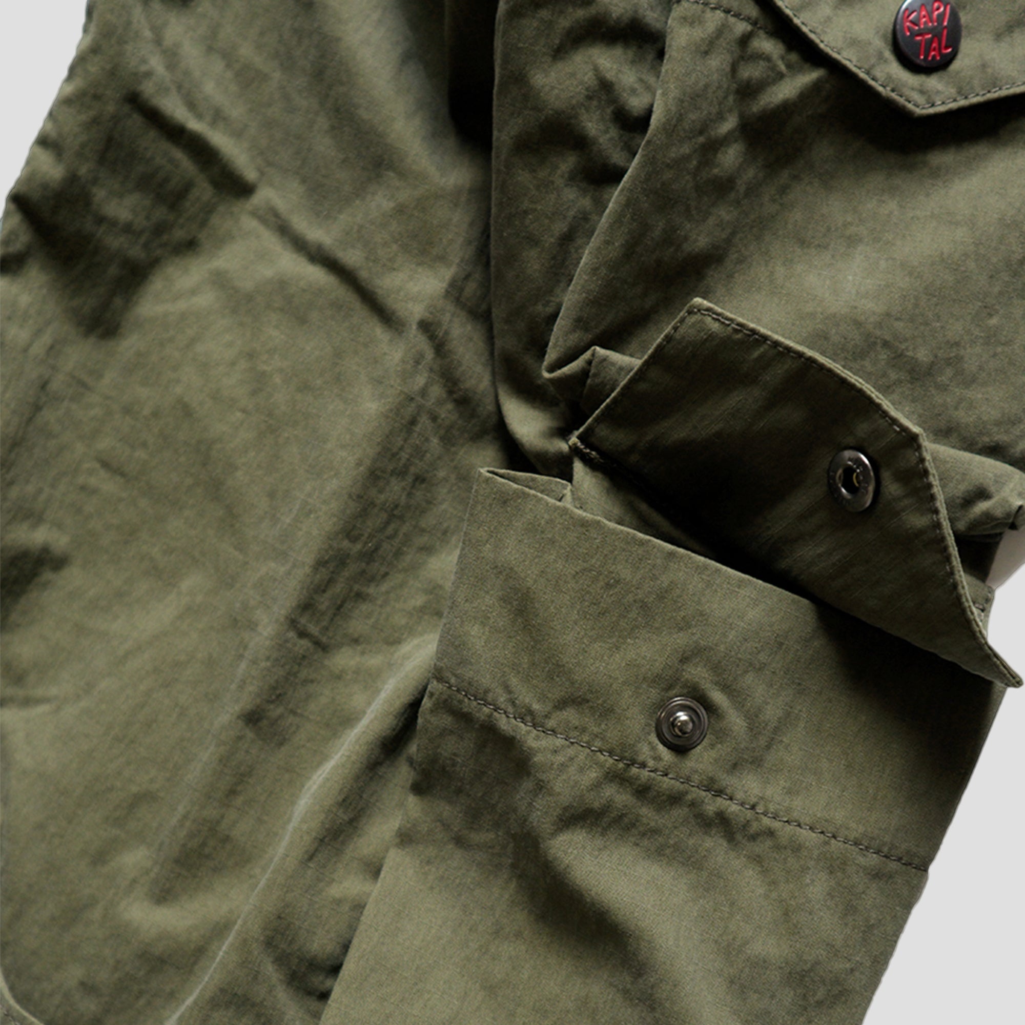 RIP STIOP CARGO OVERALL - OLIVE - 7