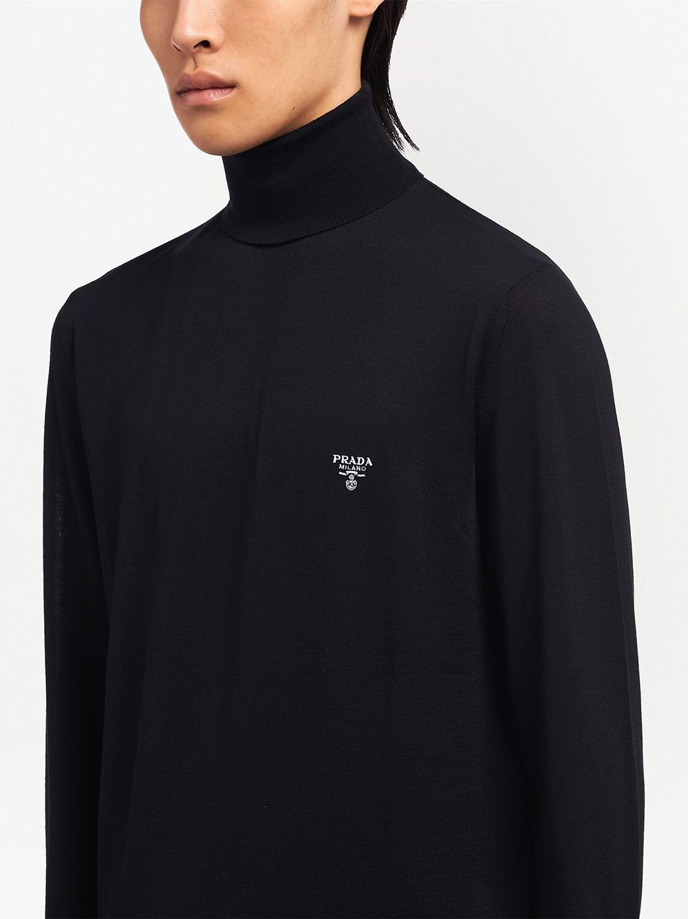 superfine wool turtleneck jumper - 5