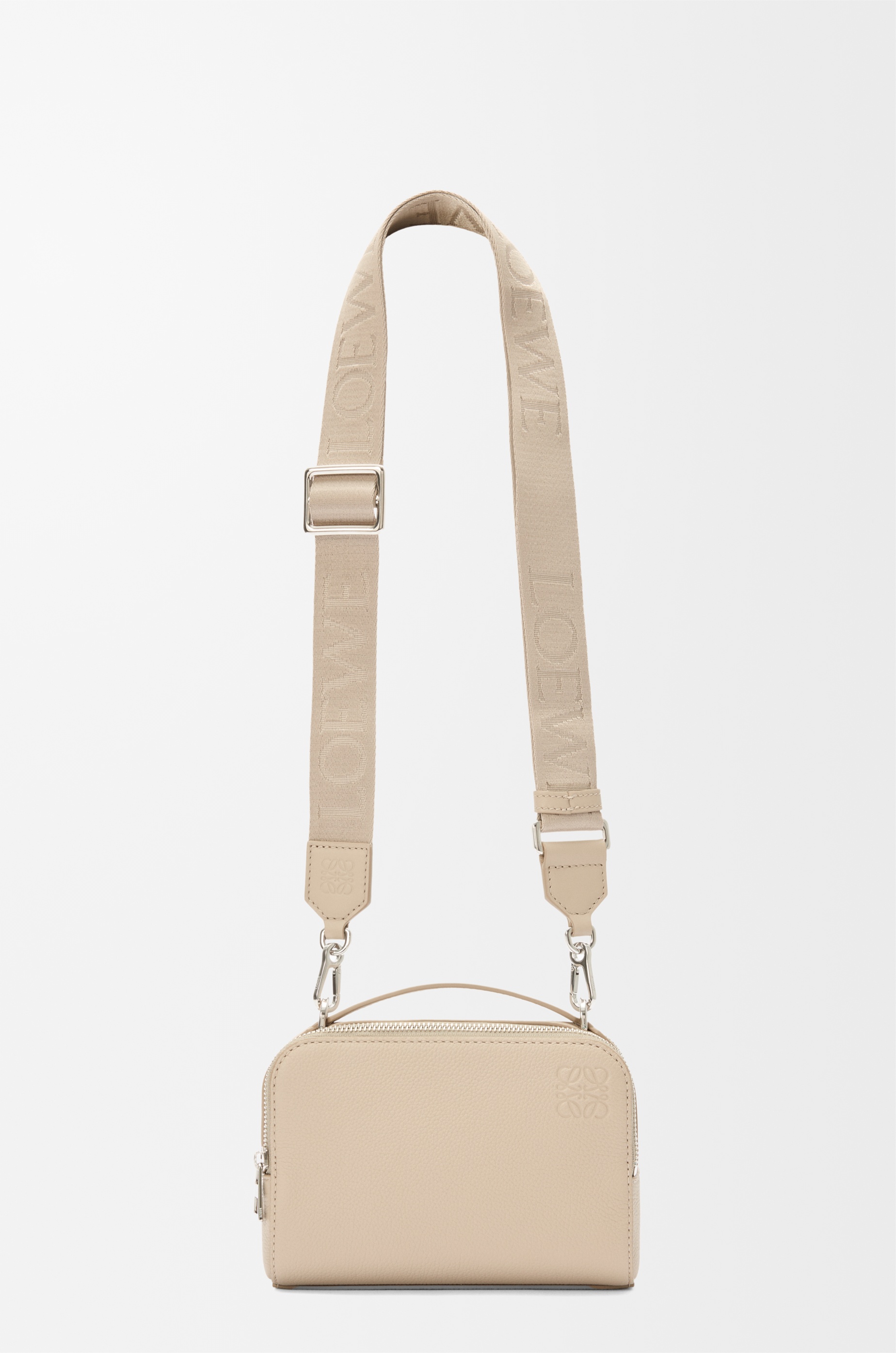 Mini crossbody camera bag in soft grained calfskin - 4