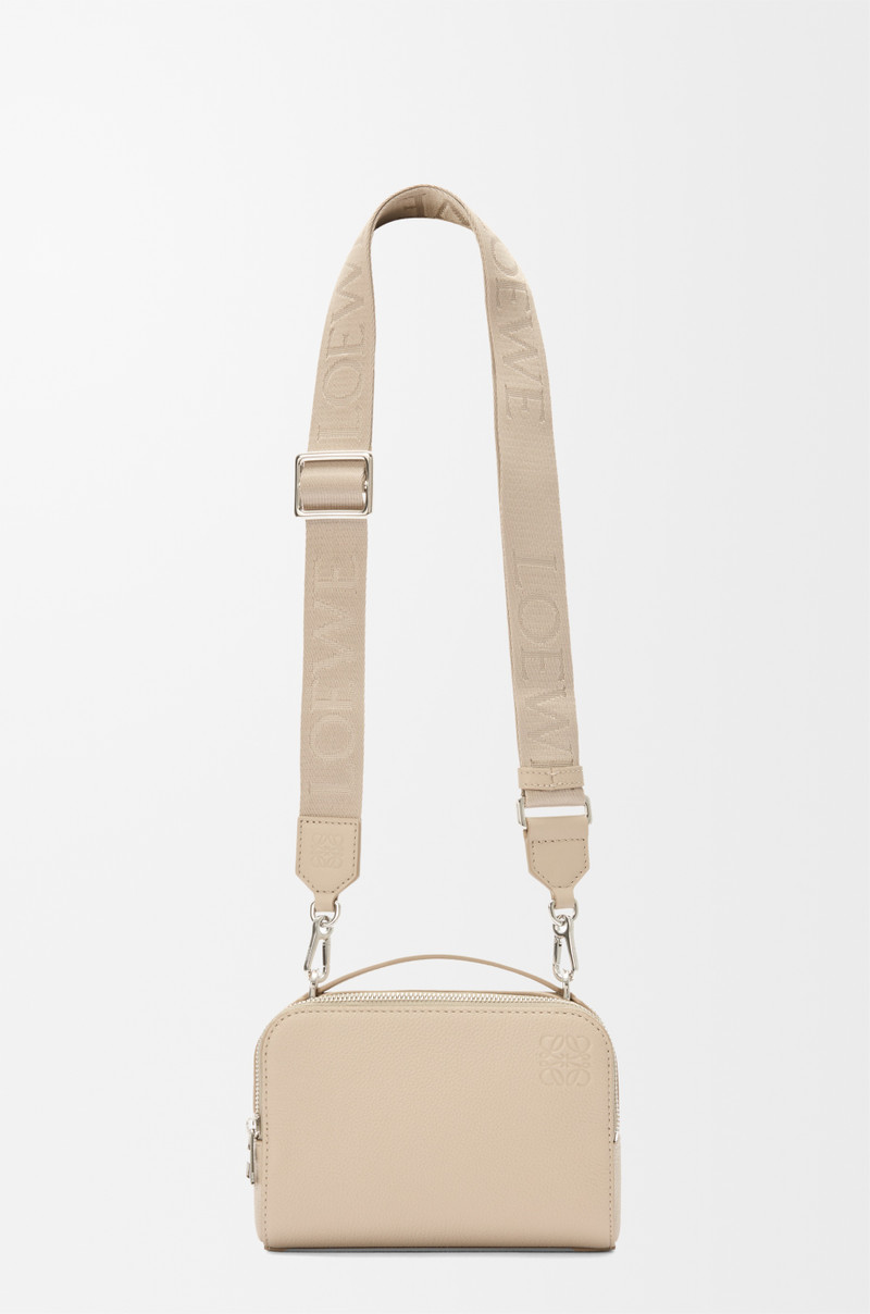 Mini crossbody camera bag in soft grained calfskin 4