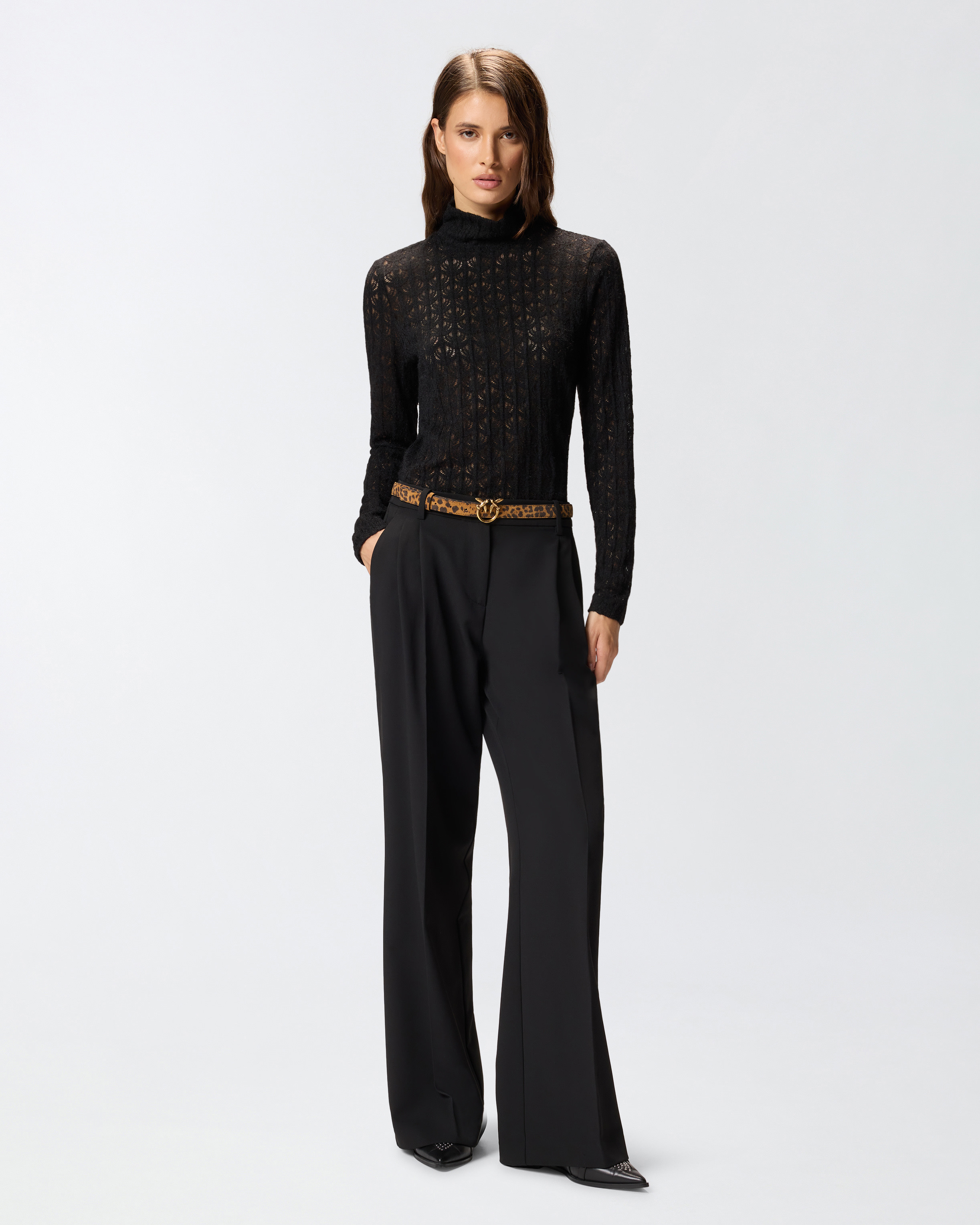 LACE TURTLENECK - 3