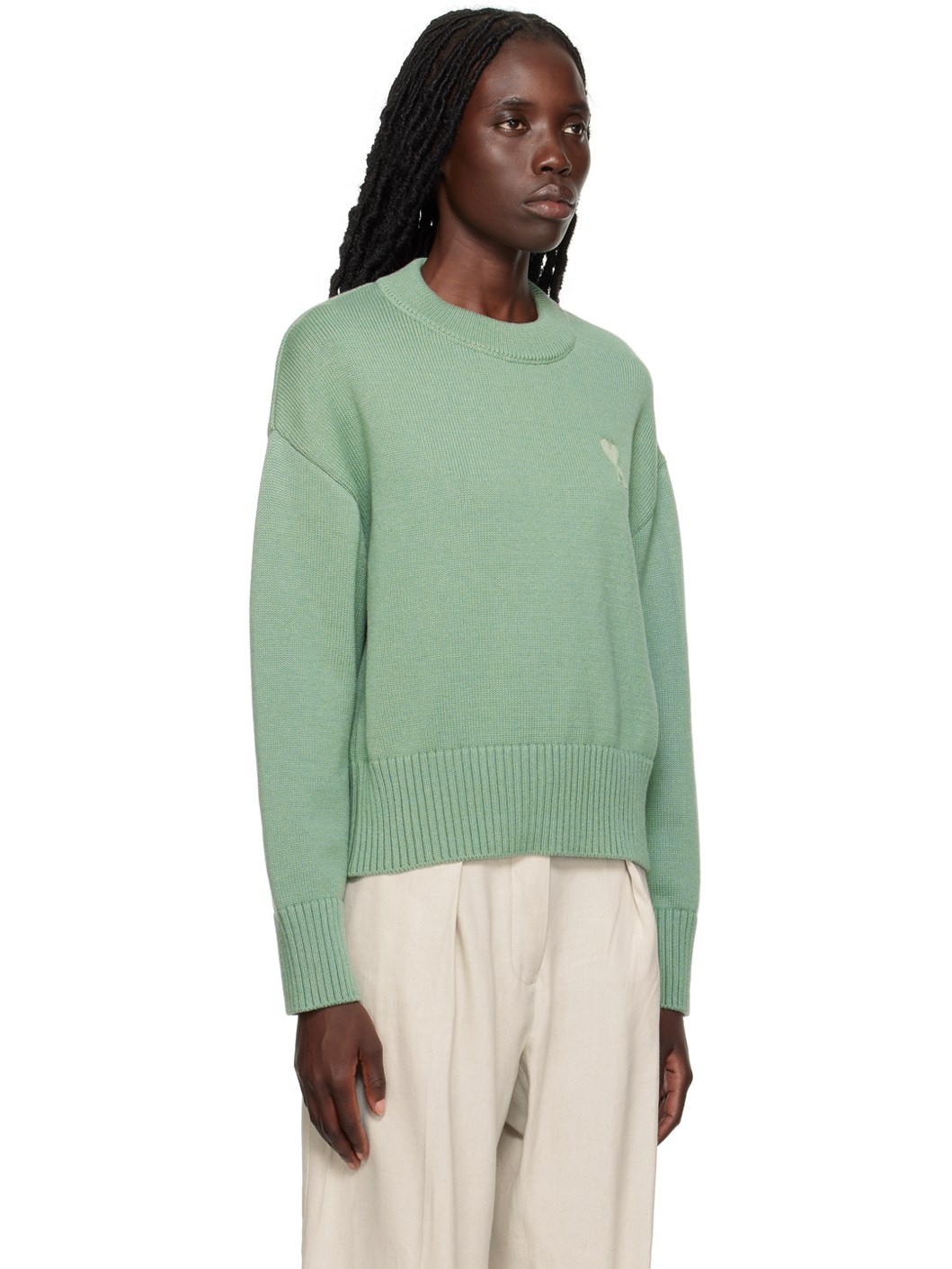 SSENSE Exclusive Green Ami de Cœur Sweater - 2