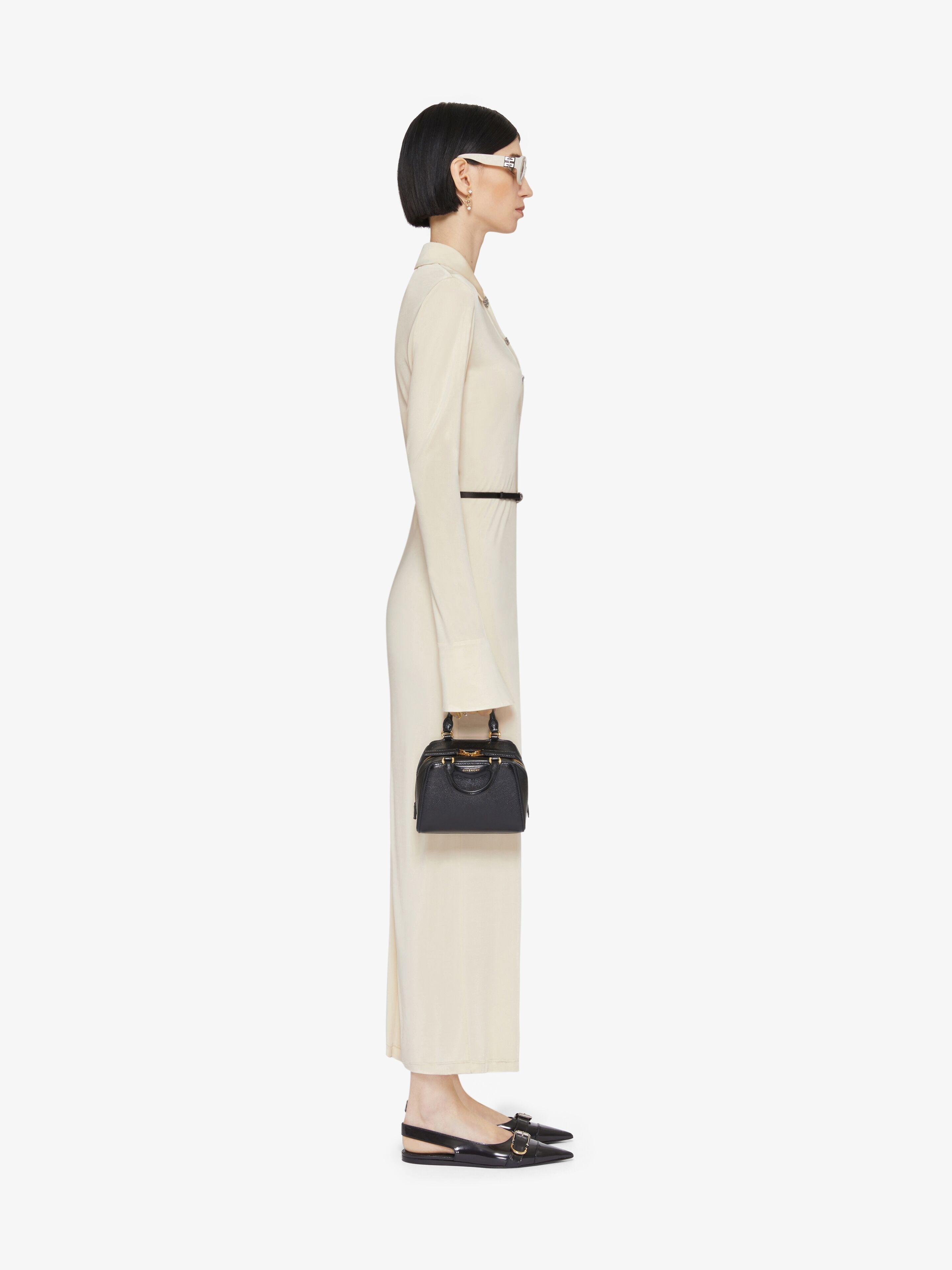 VOYOU DRESS IN JERSEY WITH 4G DETAIL - 3