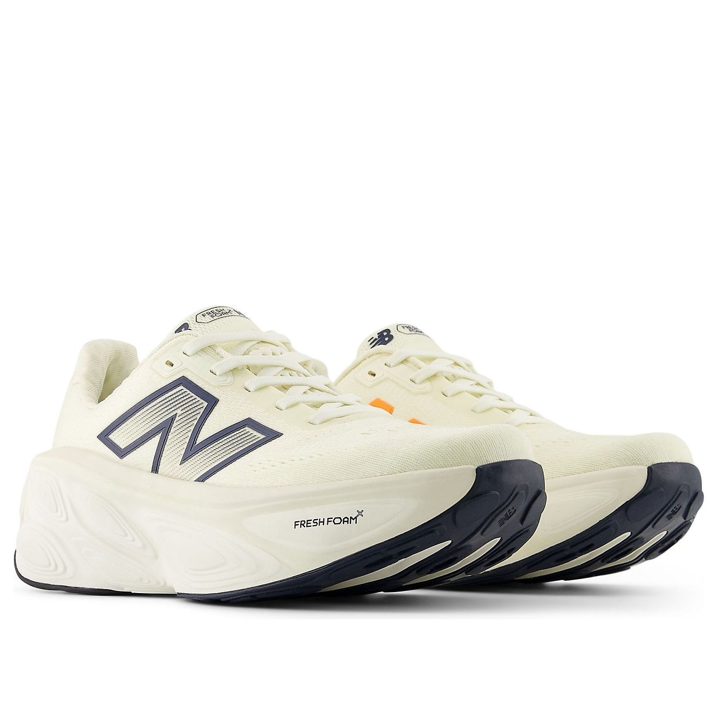 (WMNS) New Balance Fresh Foam X More v5 'Angora Sea Salt Hot Mango' WMORCF5 - 3