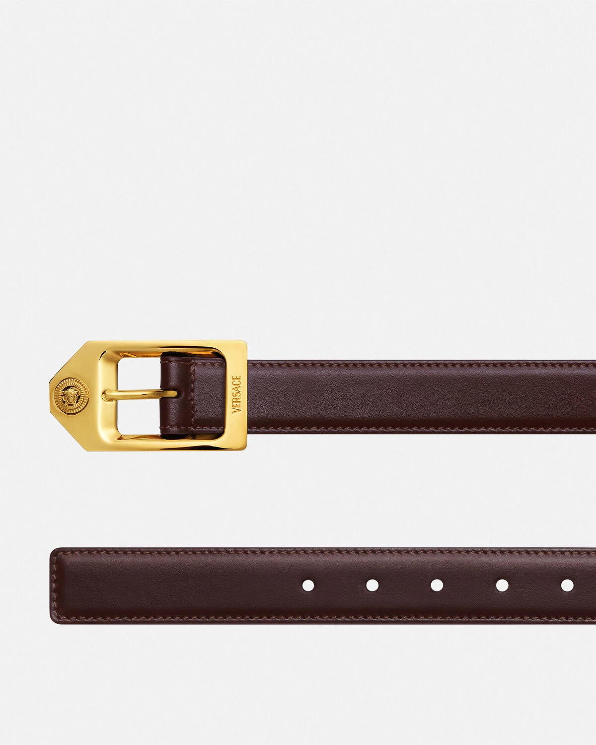 Medusa Biggie Leather Belt 1.2" - 2