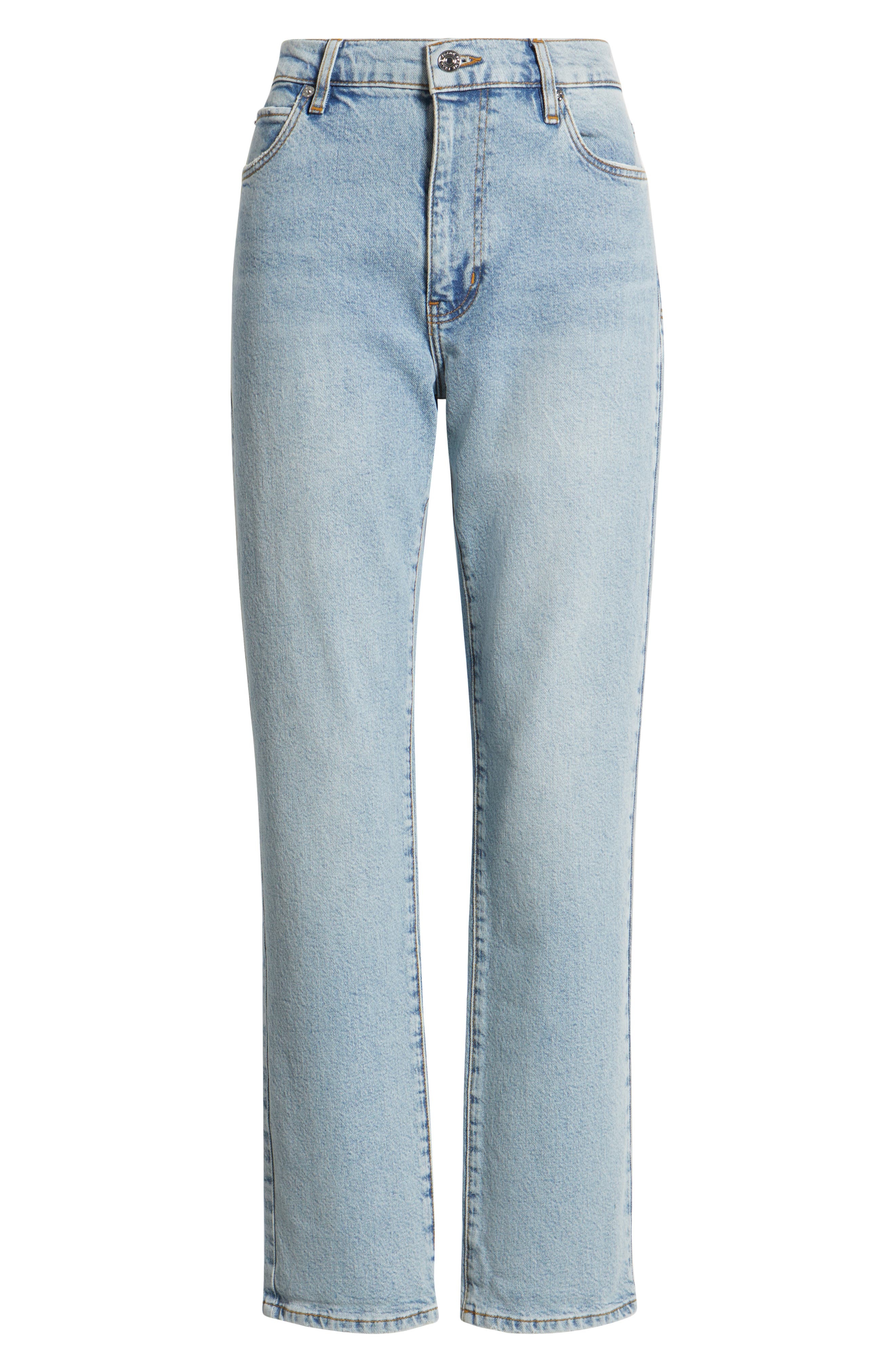 FRAME The Borrowed Mid Rise Boyfriend Jeans in Dolly at Nordstrom - 5