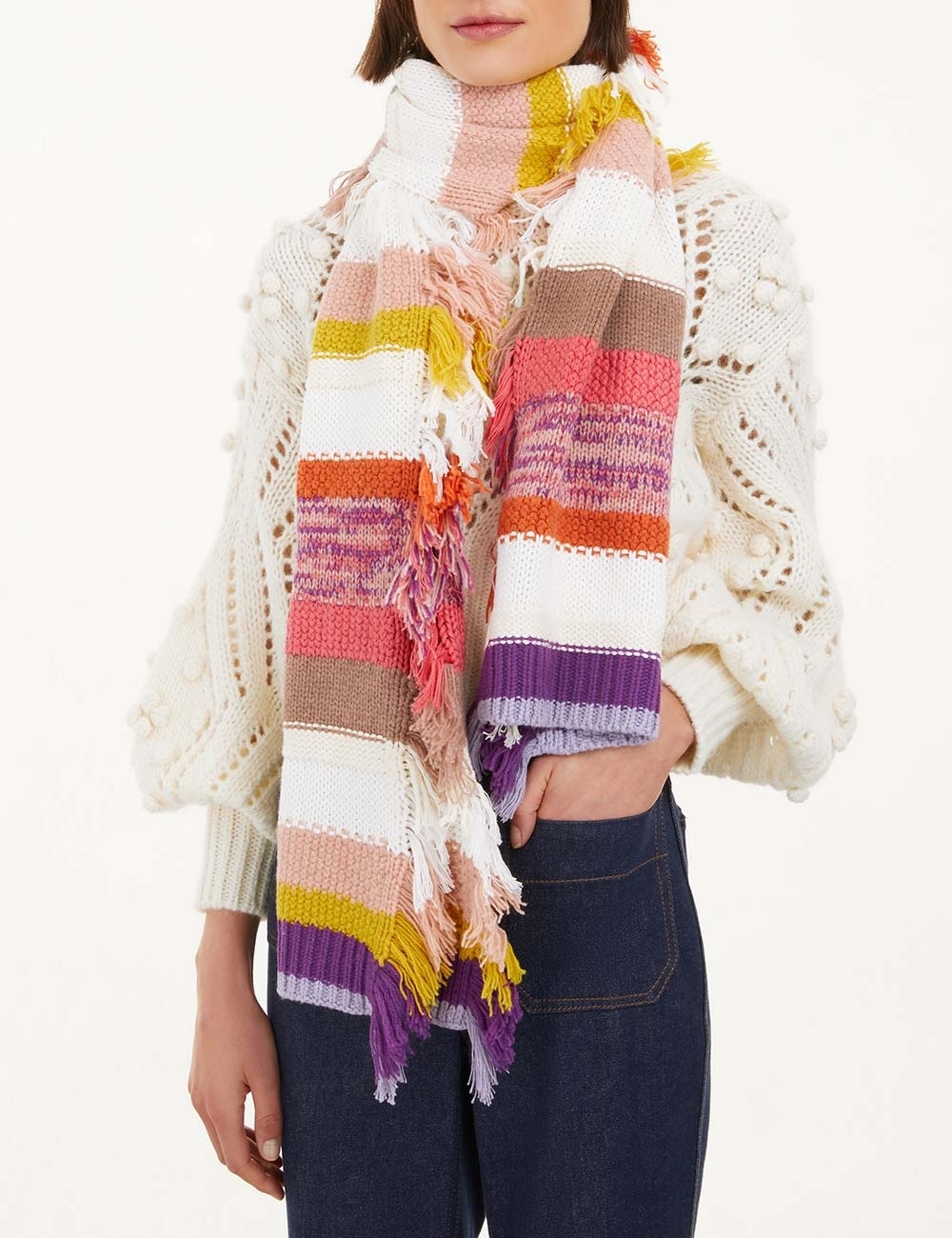 COSMIC STRIPE SCARF - 2