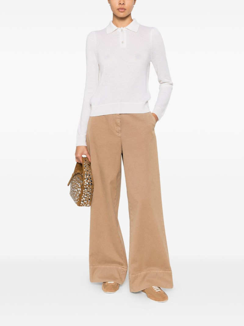 Allude button-fastening polo shirt outlook