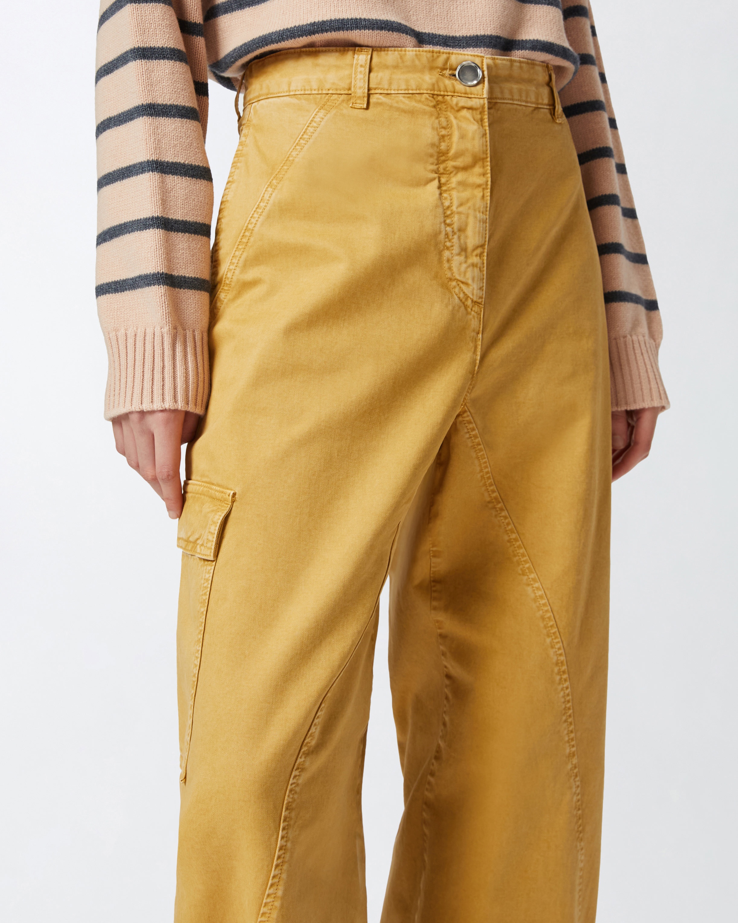 WIDE LEG WORKWEAR TROUSERS WITH POCKETS - 5