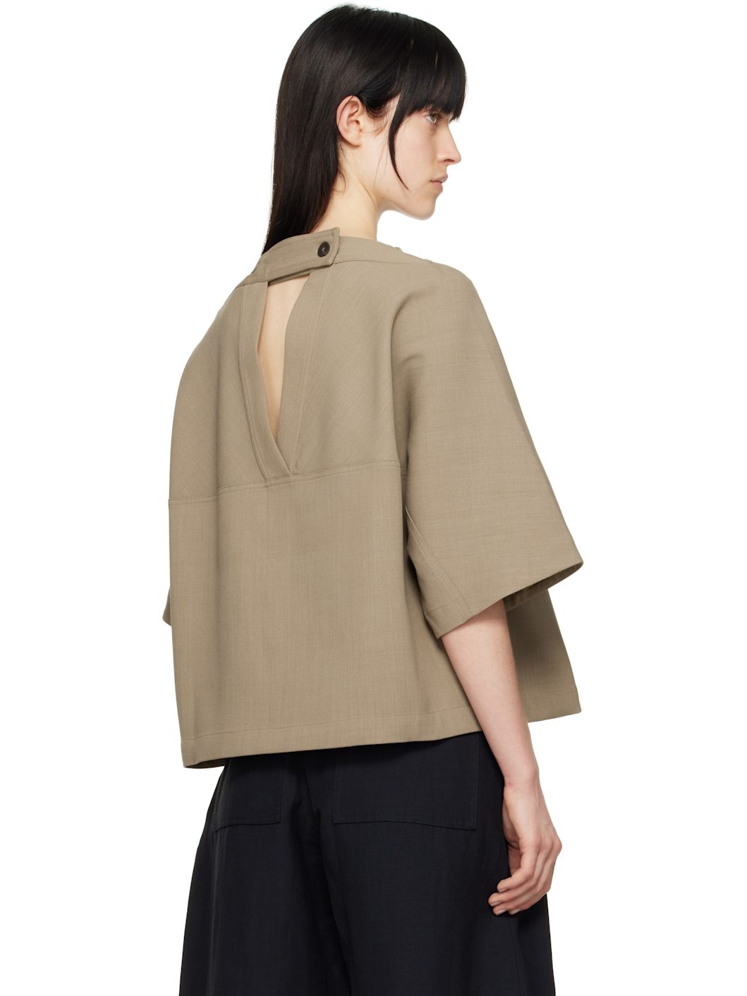 Taupe Hesse Top - 3