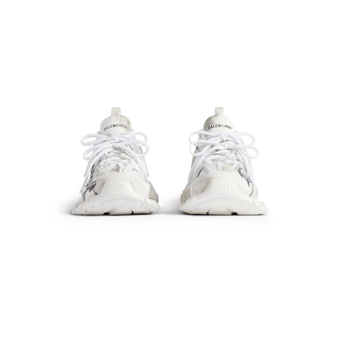 Women's Track Signature Sneaker in White/black - 3