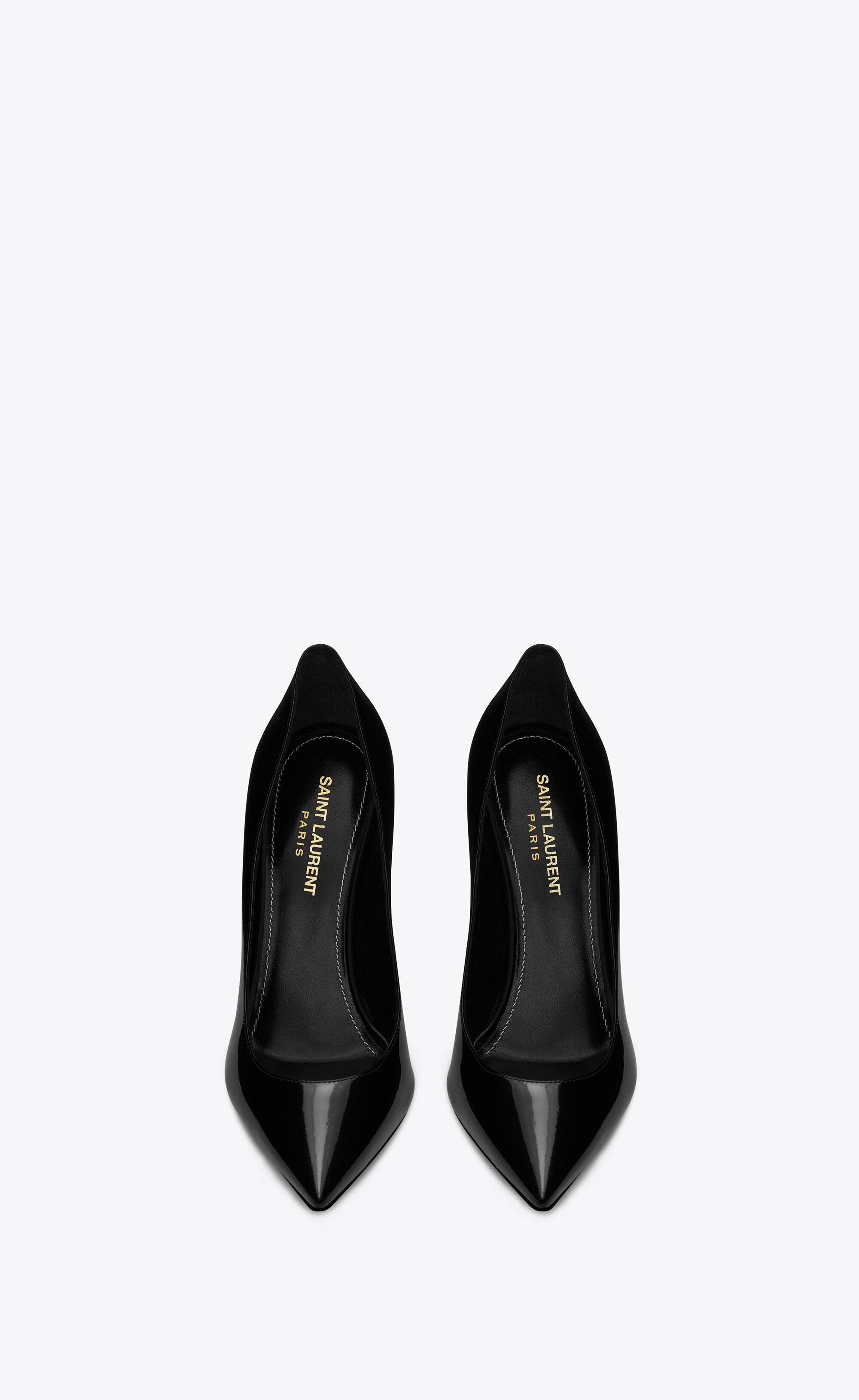 opyum pumps in patent leather with black heel - 2