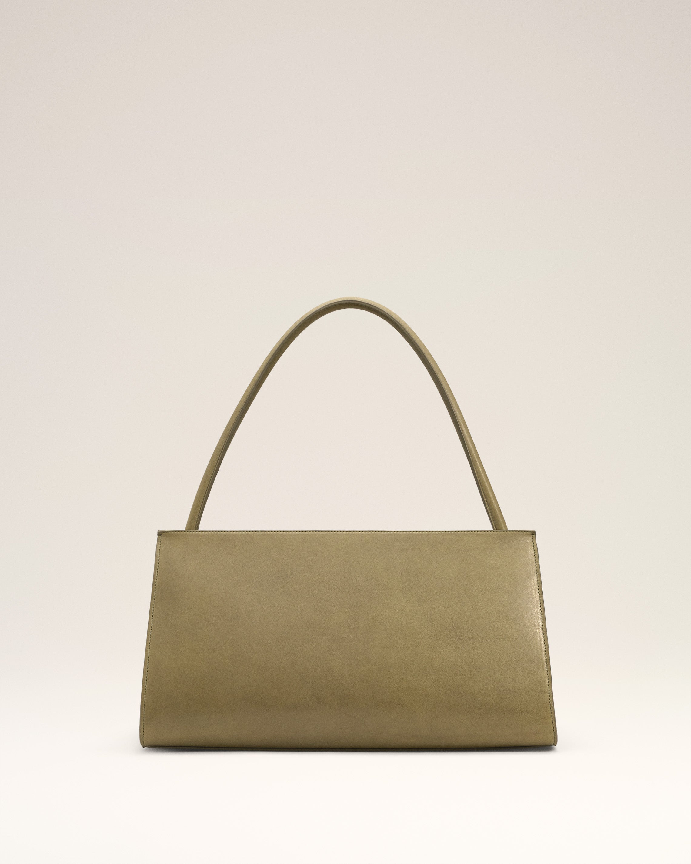 GREEN SMOOTH LEATHER MIMI BAG - 4