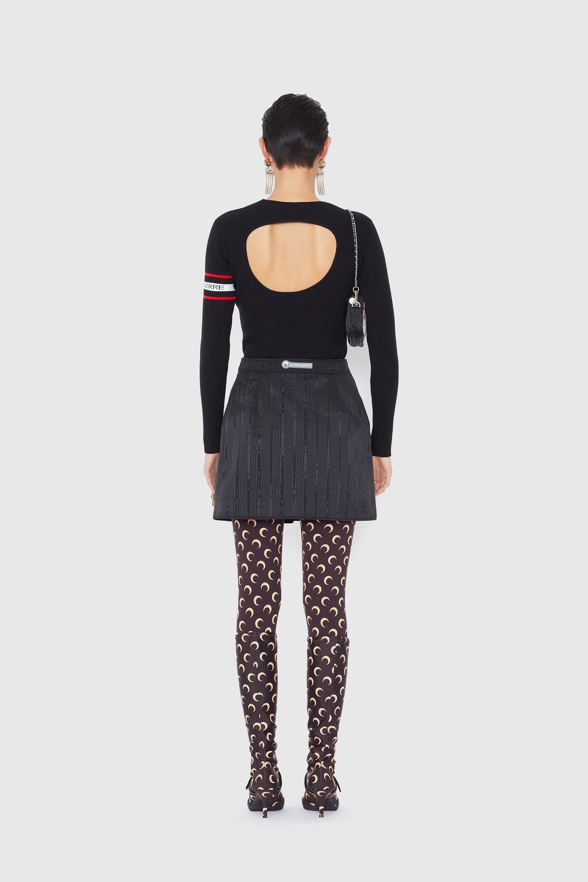 Marine Serre Fuseaux Moon Leggings | REVERSIBLE