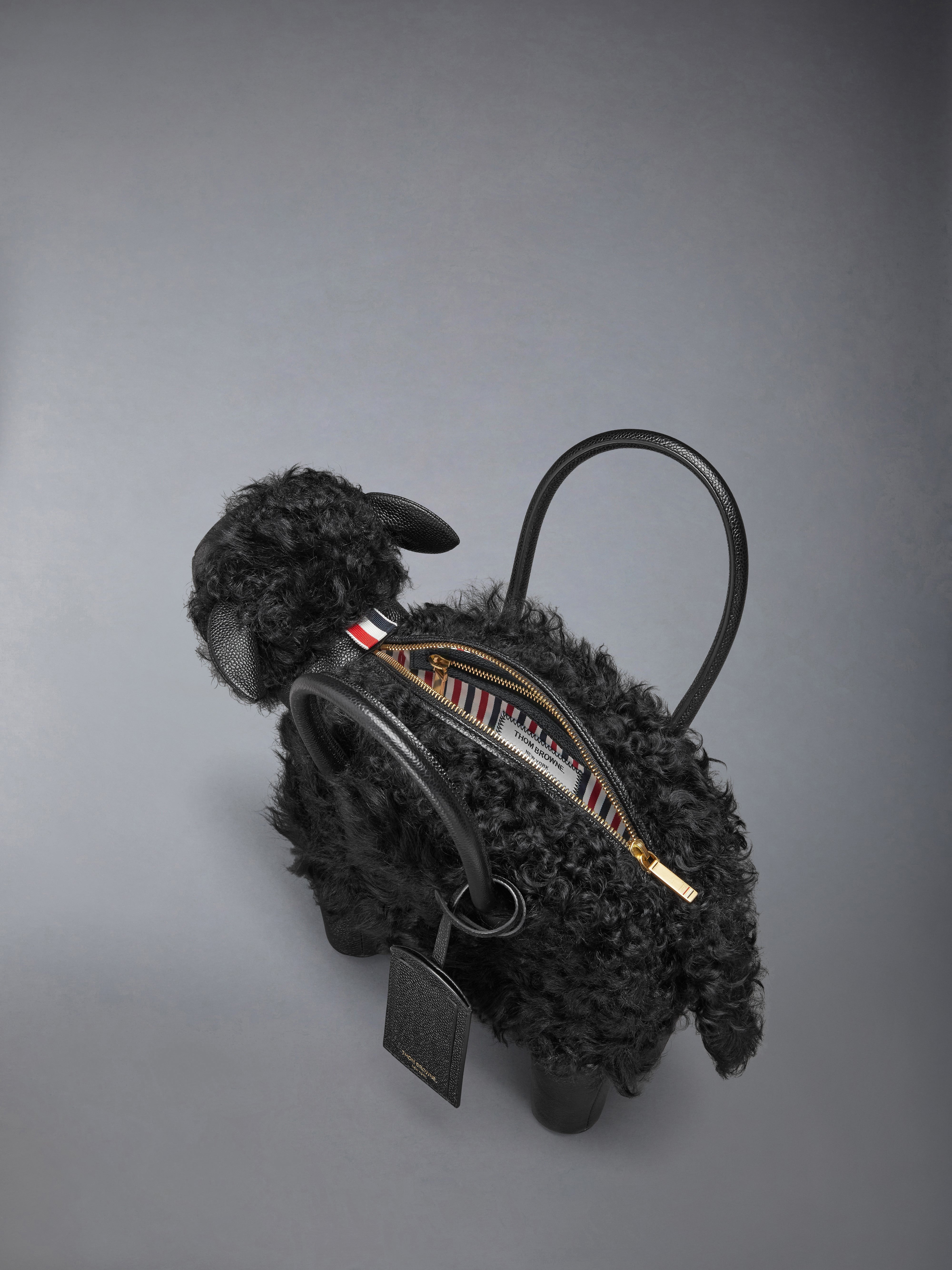 Sheep Bag In Shearling & Pebble Grain - 4