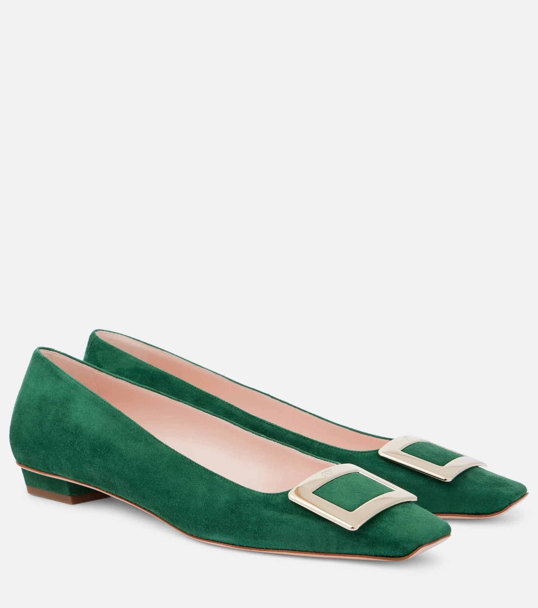 Belle Vivier 25 suede pumps - 1