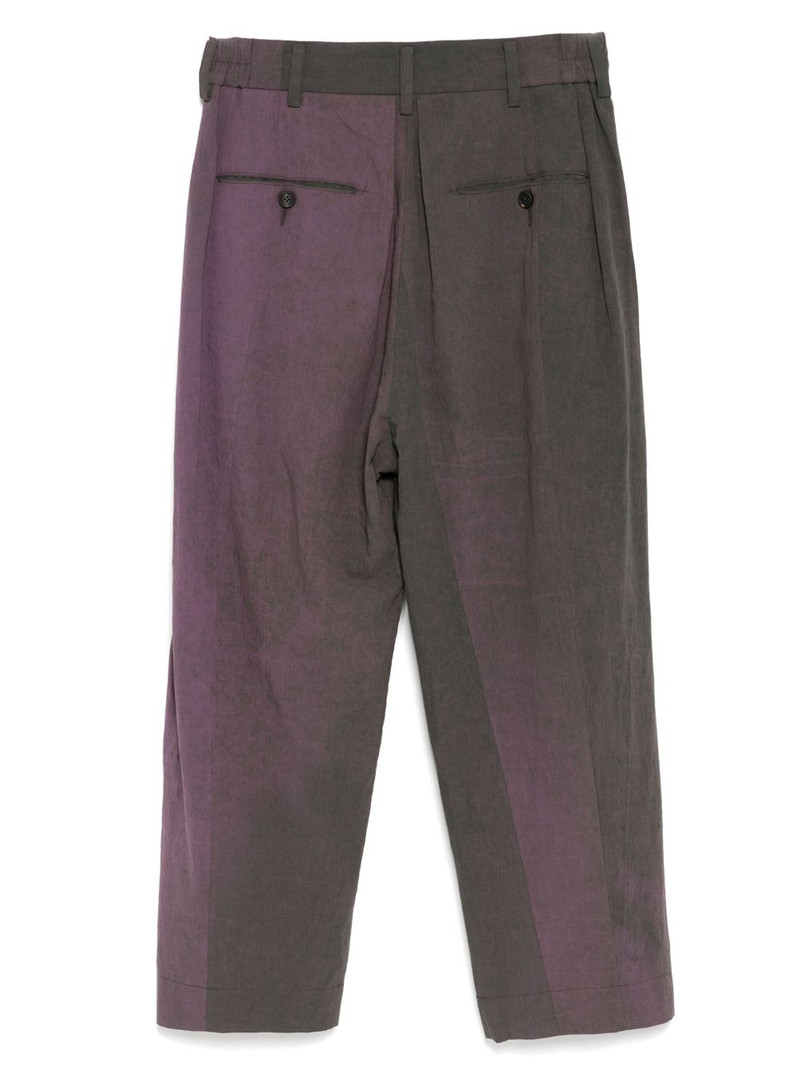 Ziggy Chen Collaged Wide Leg trousers outlook