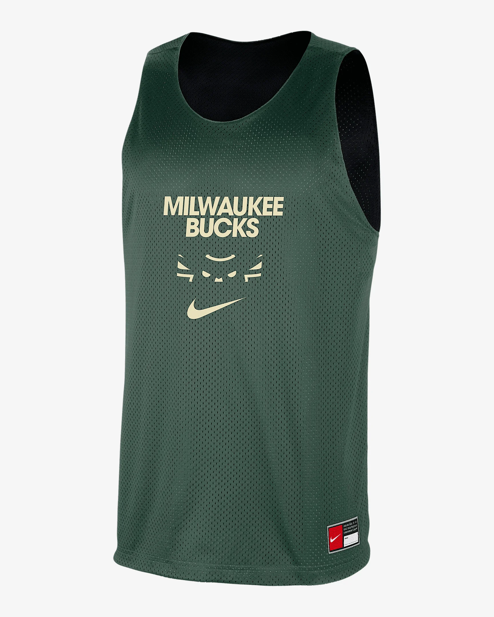Milwaukee Bucks Courtside Men's Nike NBA Mesh Practice Jersey - 1