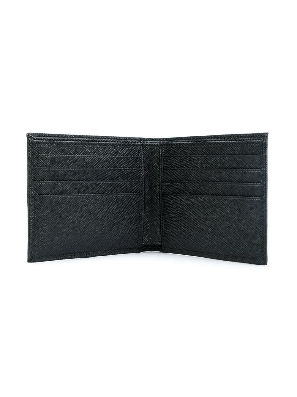 PRADA BLACK LEATHER WALLET - 3