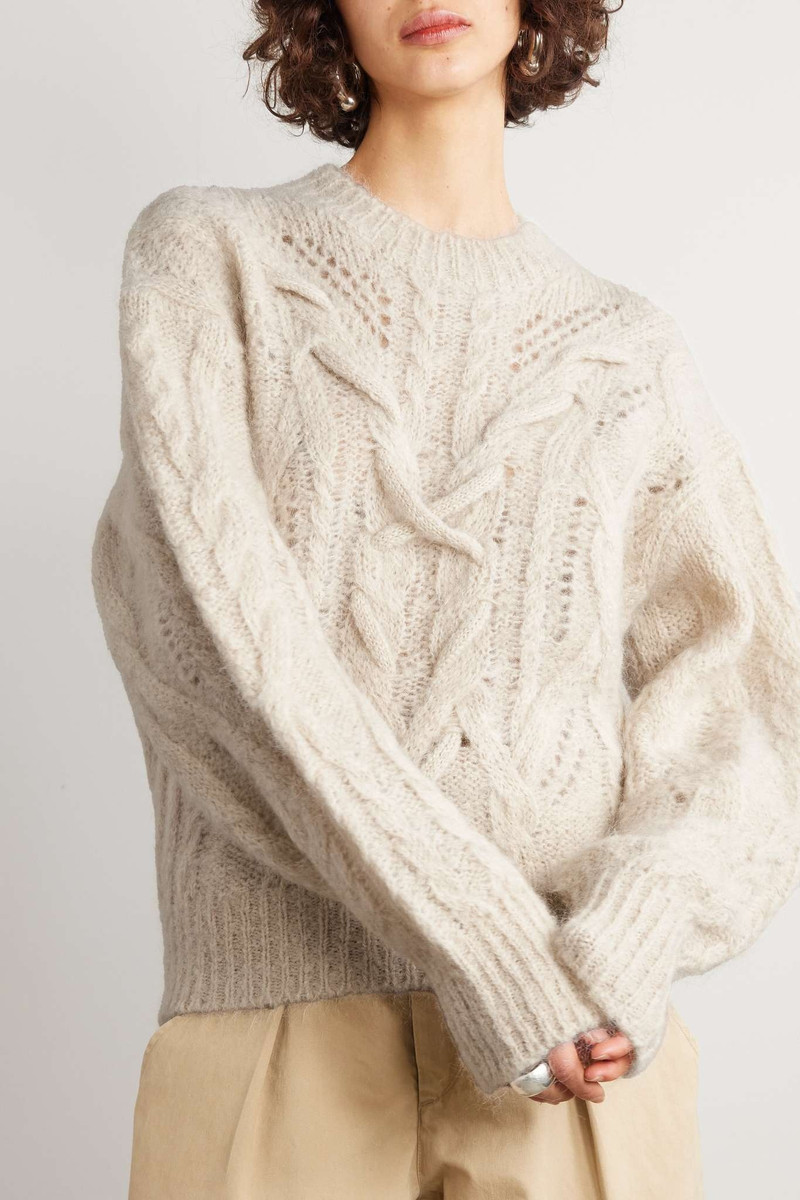 Eline cable-knit mohair-blend sweater 3