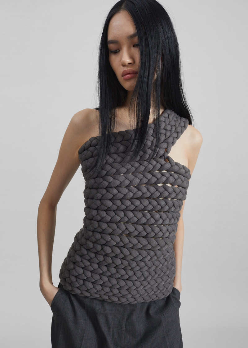 BEVZA Bevza Tisto Top - Dark Grey outlook
